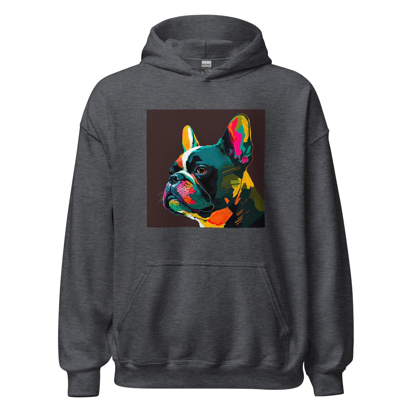 French Bulldog Boston Terrier Psychedelic Pop Art Hoodie