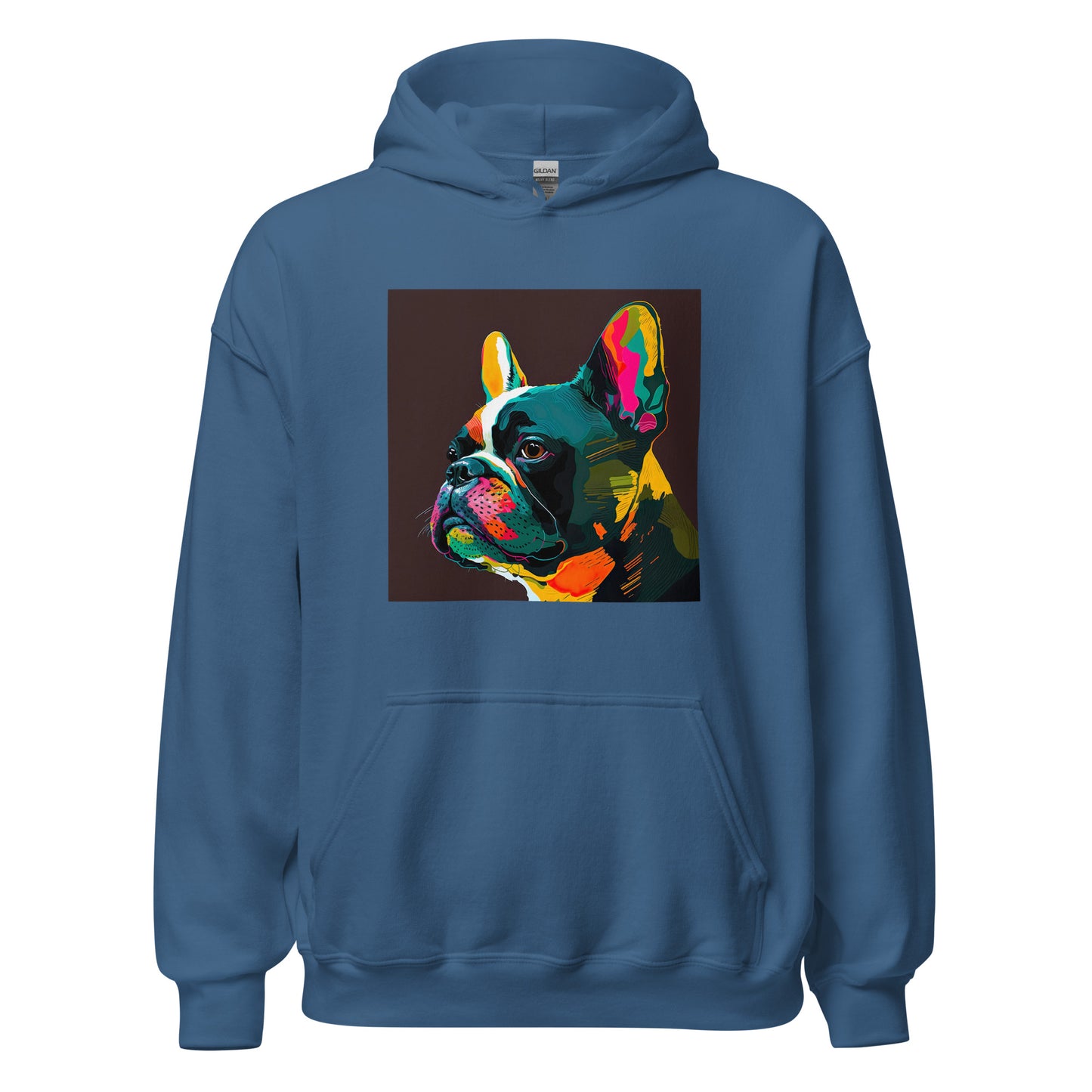 French Bulldog Boston Terrier Psychedelic Pop Art Hoodie