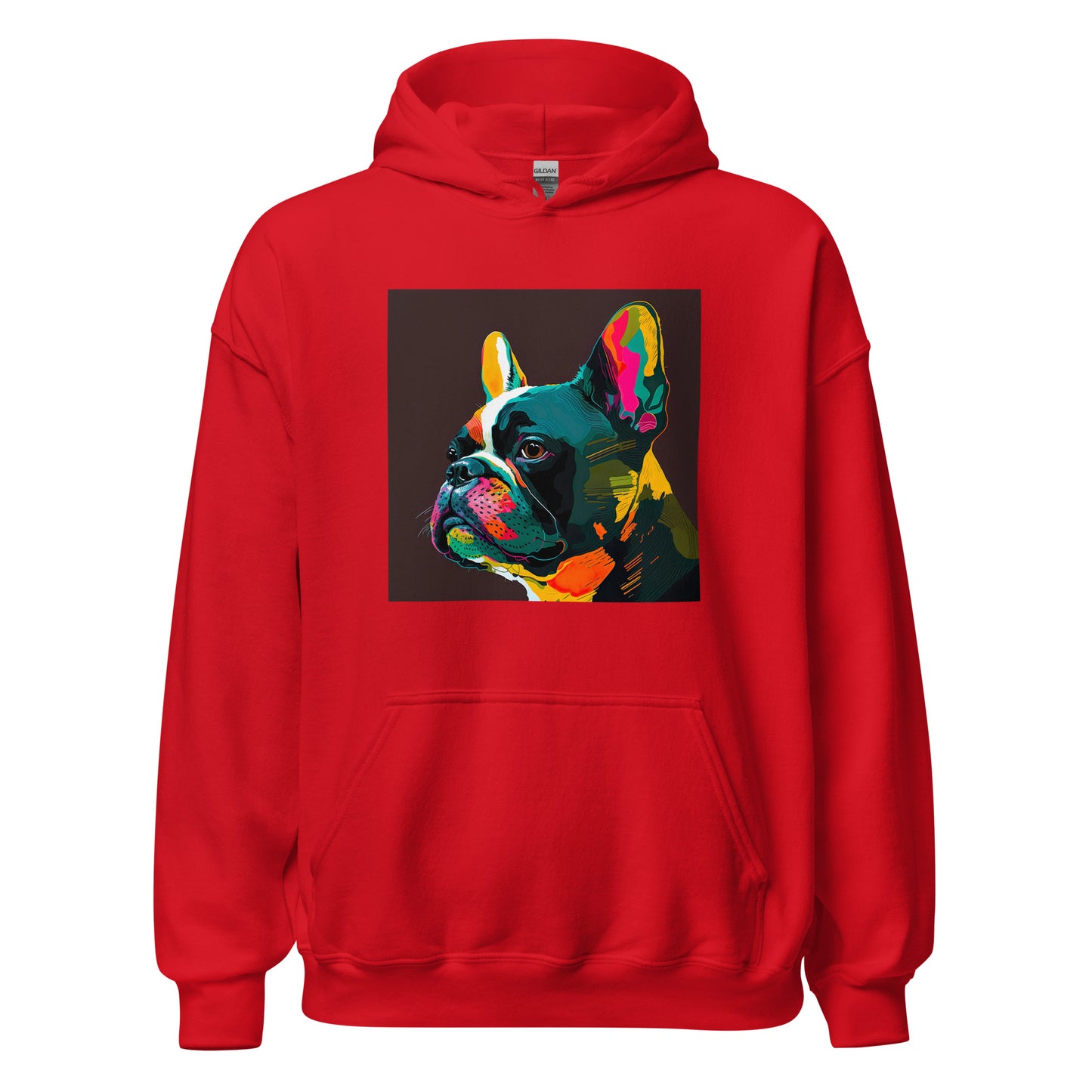 French Bulldog Boston Terrier Psychedelic Pop Art Hoodie